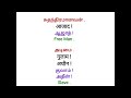 Different Types of Human Being Related Simple words in hindi through tamil