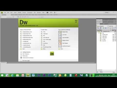 วีดีโอ: วิธีการ Russify Adobe DreamWeaver CS4