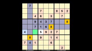 How to Solve Washington Times Sudoku Difficult October 19, 2020