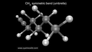 All CH3 vibrational modes of 1-heptyne