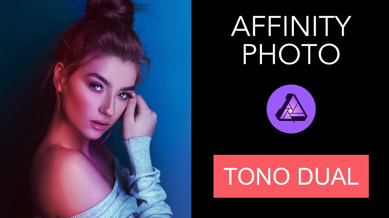 Efecto Dual en Affinity Photo DUAL LIGHTING EFFECT YouTube