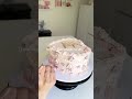 Dreamy Wedding Cake Design | Satisfying ASMR Decorating 🌸🎂#shorts #virelshort #asmr
