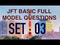 Jft basic complete model question with listening set 3 jft ssw jlptn4 japan jepang