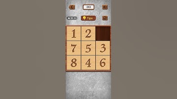 #shorts #gamingworld 3x3 number arrangement puzzle solved within 8 seconds