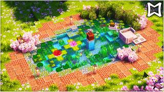 Minecraft ► How To Build Cherry Blossom Pond | Relaxing Tutorial