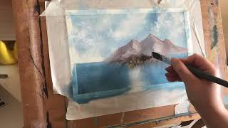 Mt McKinley Bob Ross Time Lapse Speed The Joy of Painting Season One