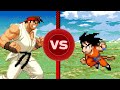 Ryu vs. Kid Goku- Last Pivot animation