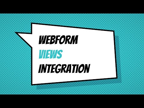 Webform views integration