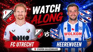 FC Utrecht 3-2 SC Heerenveen Live | Eredivisie Play-Offs voor Conference League | Watch Along