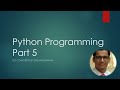 Python Programming User Input part 5