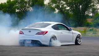 Wild Drift 2015 Hyundai Genesis Coupe at Great Lakes Dragaway