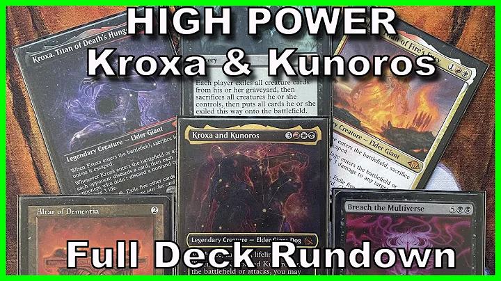 Bow to the Titans! - Full Kroxa and Kunoros High Power EDH Deck Tech | Magic the Gathering