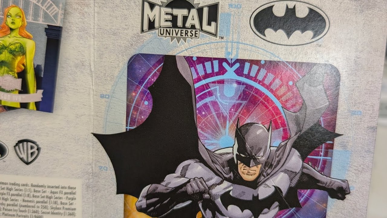 Metal universe Batman blaster box