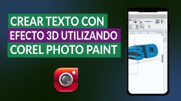 Cómo Crear o Hacer Texto con Efecto 3D Utilizando Corel Photo Paint - Fácil y Rápido