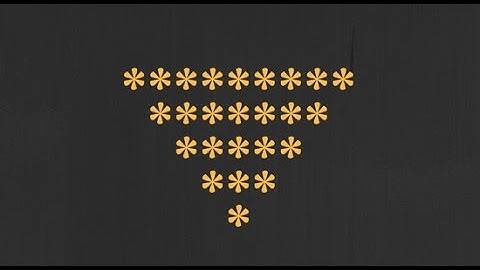 Reverse Pyramid Pattern in Java