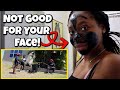 Why Did She Put This On Her Face? | Making The Kids Do Yard Work