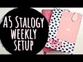 Weekly Setup in My A5 Stalogy Planner
