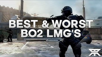 NEW Black Ops 2 Best & Worst Light Machine Guns + MK48, LSAT, QBB LSW, HAMR GAMEPLAY