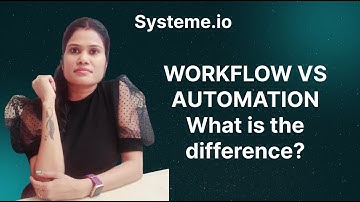 Systeme.io Workflow vs Automation: What’s the Difference?