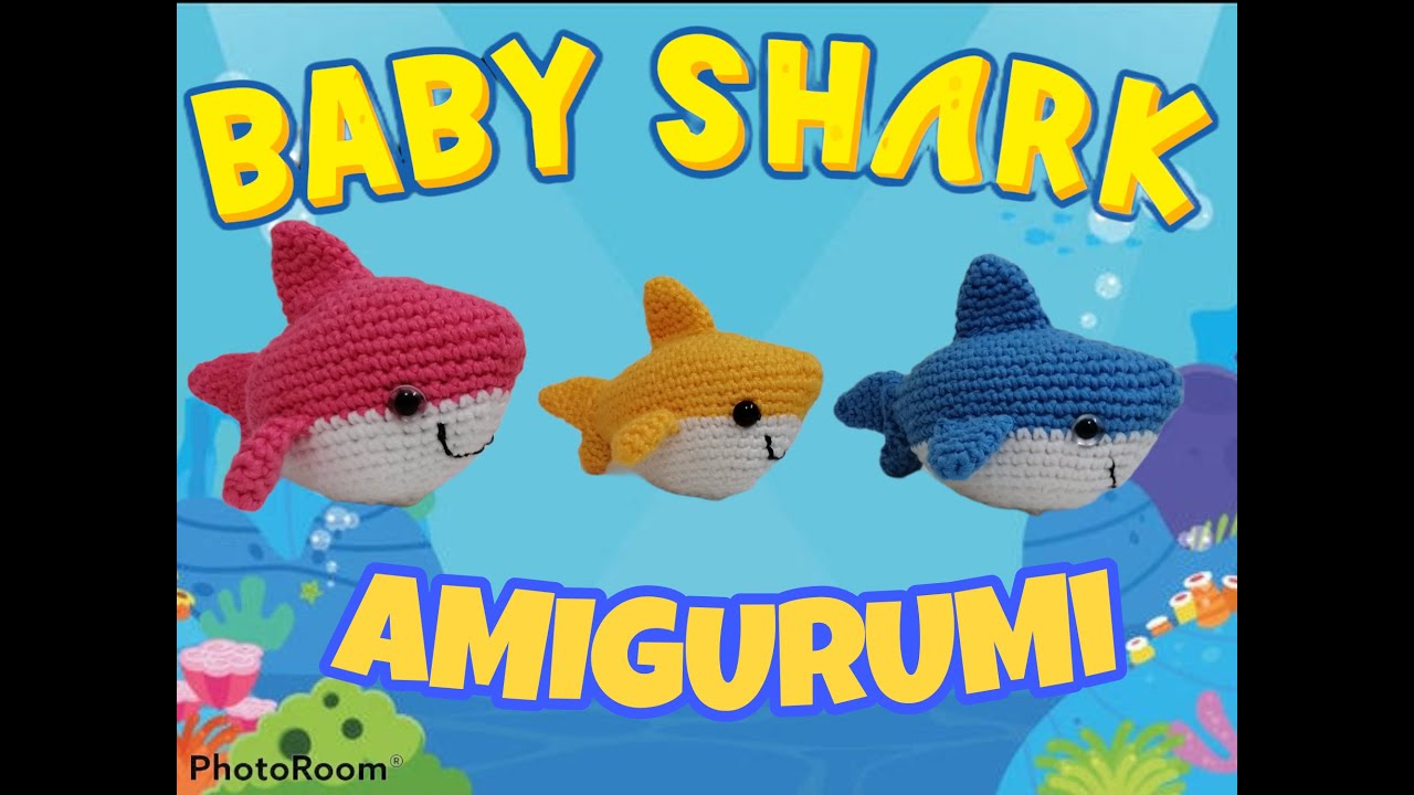 Baby shark 🎶amigurumi (CUERPO)