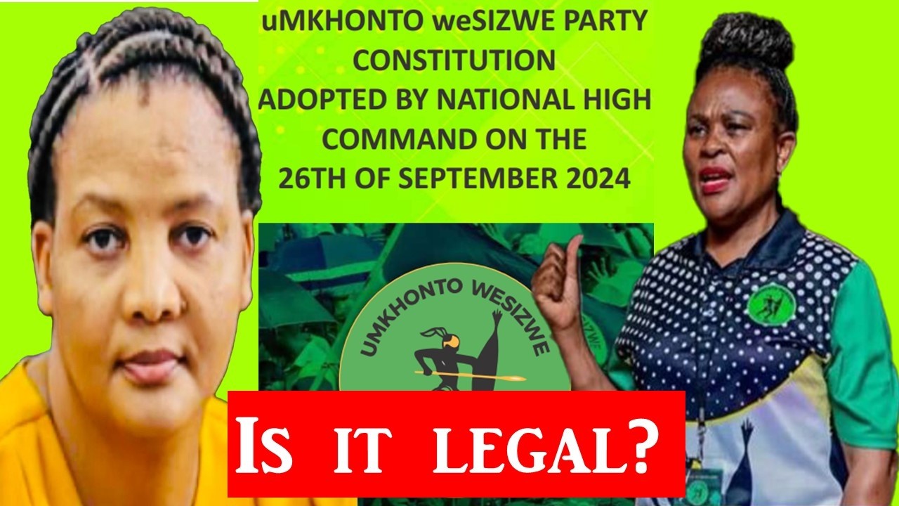 Court tells MK Party it has no members, constitution amended illegaly. Mary Phadi Mkhwebane