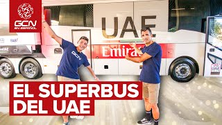 Descubre todos los secretos que esconde el nuevo bus del UAE Team Emirates | La Vuelta 2023