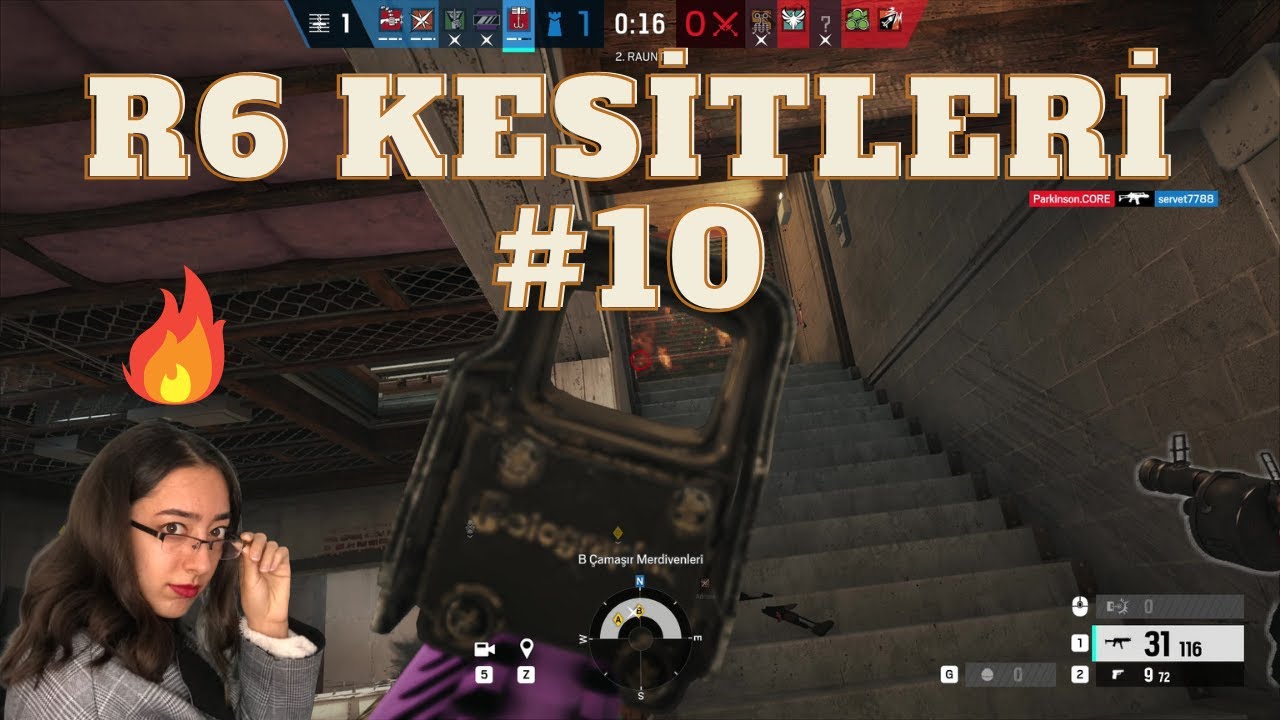 R6 KESİTLERİ#10/RAINBOW SIX SIEGE #1vs4 #gaming #r6gameplay # ...