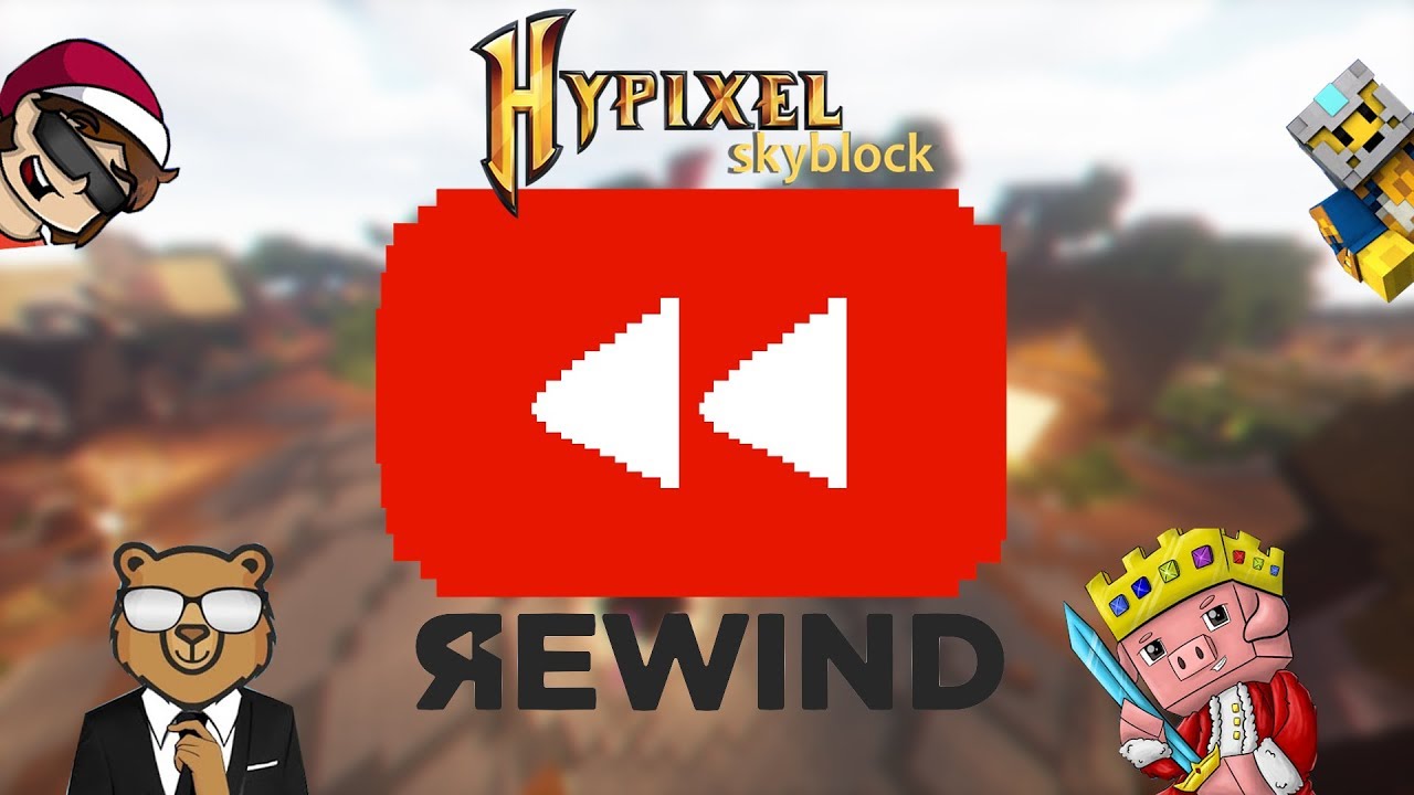 The Hypixel skyblock REWIND (1st year)
