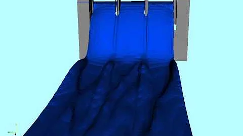 Eildon Dam CFD Simulation performed in HELYX®