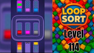 Loop Sort Level 114 Hard level Walkthrough Solution 