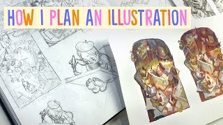From Thumbnail to Final Drawing: My Planning Process!