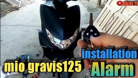 HOW TO INSTALL ALARM TO MIO GRAVIS 125
