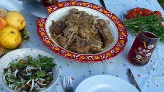 Бараньи ребрышки с луком (Soğan ilə quzu qabırğası)