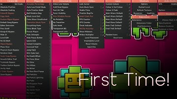 Using Mega Hack v6 in Geometry Dash For The First Time...