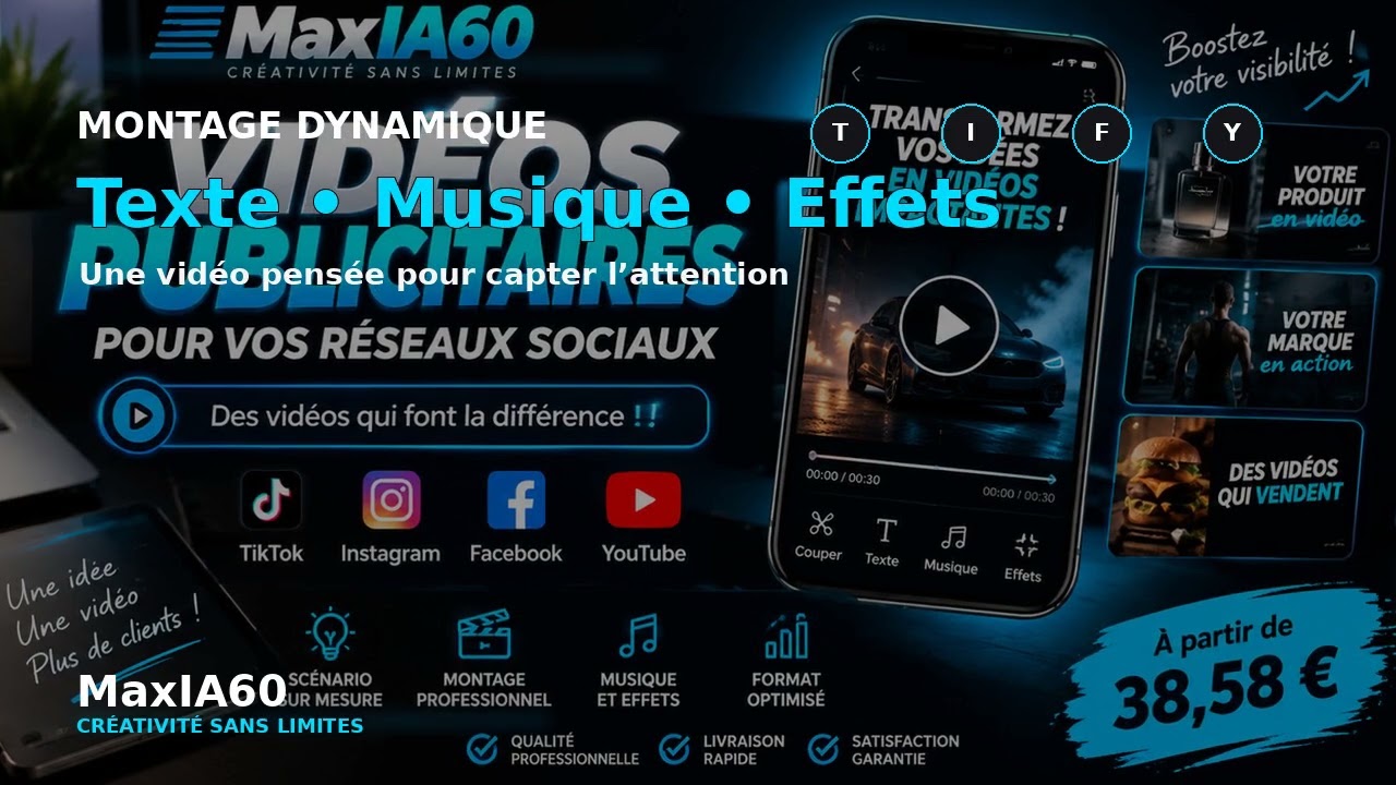créer une vidéo publicitaire professionnelle pour vos réseaux sociaux avec lIA
