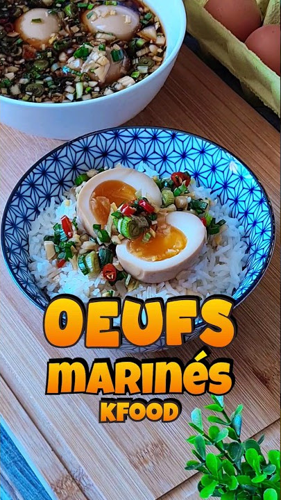 Oeufs marinés 3 façons - 5 ingredients 15 minutes