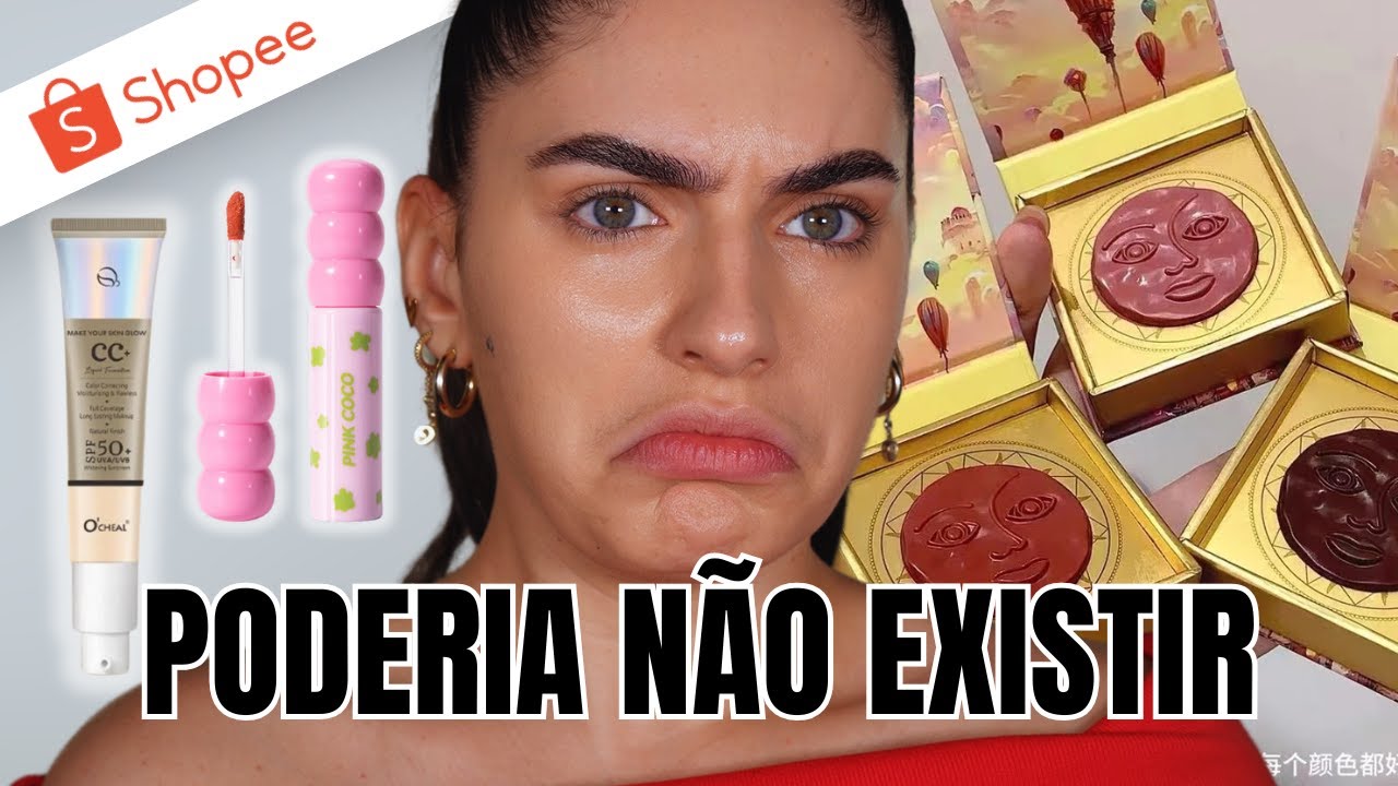 testei MAQUIAGENS SURPRESA DA SHOPEE - não compre!!!!