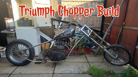 Homemade Triumph Chopper - Frame Build - Top Engine Mount - Part 7