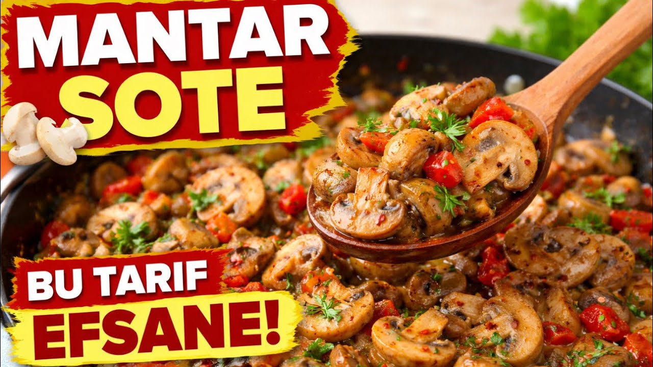 Mantar Böyle Yapılınca Efsane Oluyor! Pratik Mantar Sote Tarifi #mantarlı #akşamyemeği