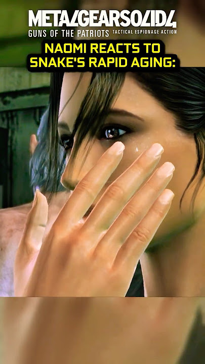 Naomi reacts to Snake's Aging ๐ - MGS4 #shorts #gaming #edit #viralvideo #mgs