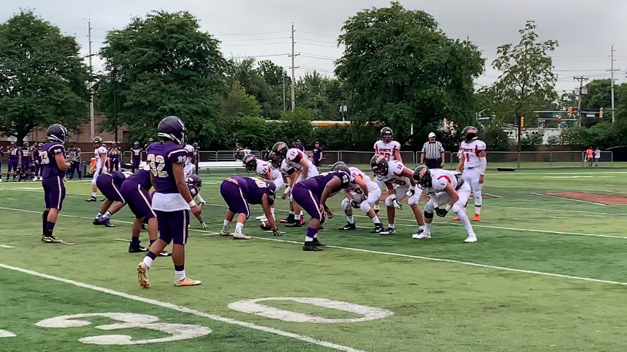Hasbrouck Hts Football M. Robertson Run 2019 & Garfield - YouTube