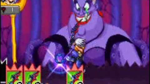 Kingdom Hearts: CoM R/R - Ursula (No HP+) (No Damage)