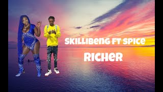 Skillibeng ft Spice - Richer (lyrics)