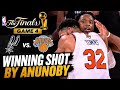 GAME 4-FINALS KNICKS WINNING SHOT