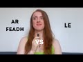 How to say for a period of time as gaeilge  irish grammar