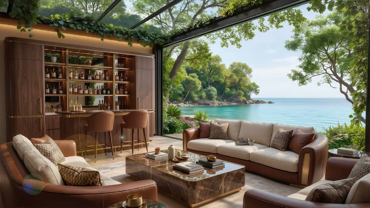 Fall Morning Jazz Music For Positive Energy | Tranquil Jazz Melody With Nature Therapy To Chill Out