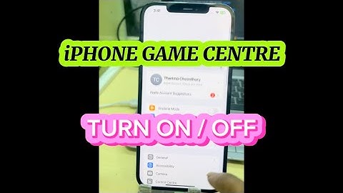 How to turn on / Off Iphone game centre  | Iphone X to 16 pro max game centre off / On