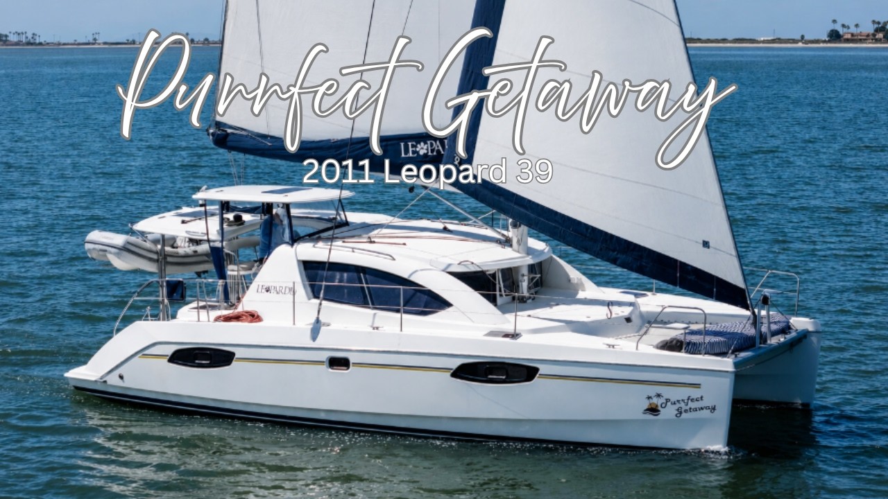 ⁣2011 Leopard 39 Catamaran for Sale San Diego
