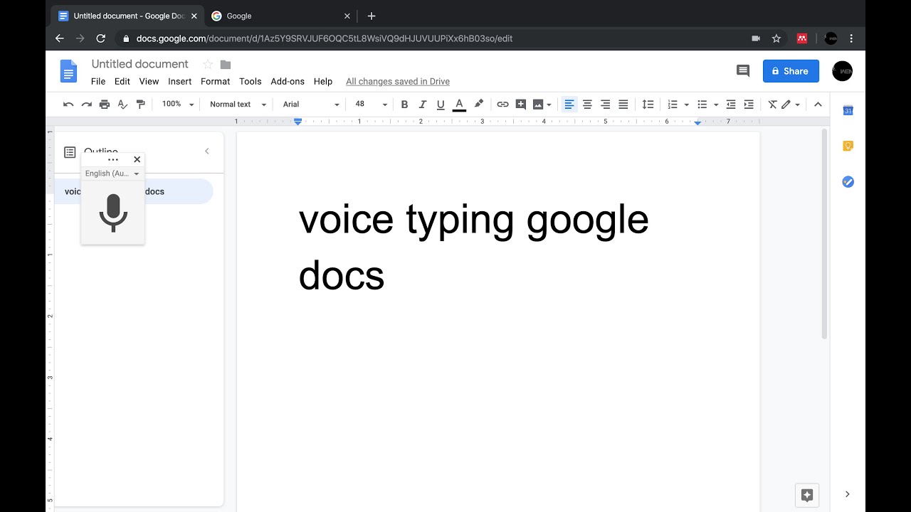 Google Docs Voice Typing Indonesia - malayendiq