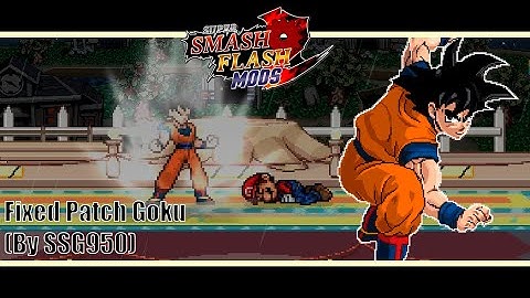 SSF2 Beta Mods Showcase: Fixed Patch Goku (By SSG950)